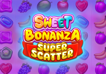 Автомат Sweet Bonanza Super Scatter в казино БетВиннер